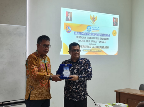 Penandatangan MoU dan MoA Antara ULB Dengan STIE Bank BPD Jawa Tengah