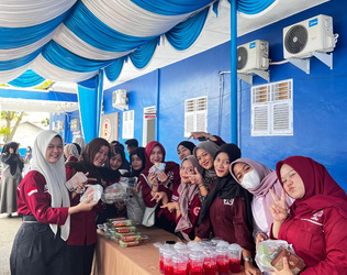 BEM Fakultas Hukum ULB Mengikuti Bazar UMKM Pada Acara ULB Academic International Tahun 2025.