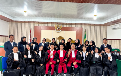 Mahasiswa Fakultas Hukum Jurusan Pidana Laksanakan Peradilan Semu Tahun 2025