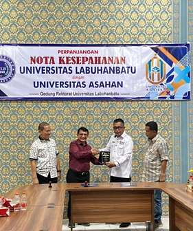 Dekan Fakultas Hukum ULB Menghadiri Acara Perpanjangan MoU, ULB Dengan UNA Tahun 2026