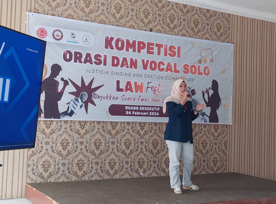 BEM Fakultas Hukum ULB Gelar Kompetisi Orasi Ilmiah dan Vocal Solo Jelang HUT Fak Hukum ULB Ke-XXVII 2026