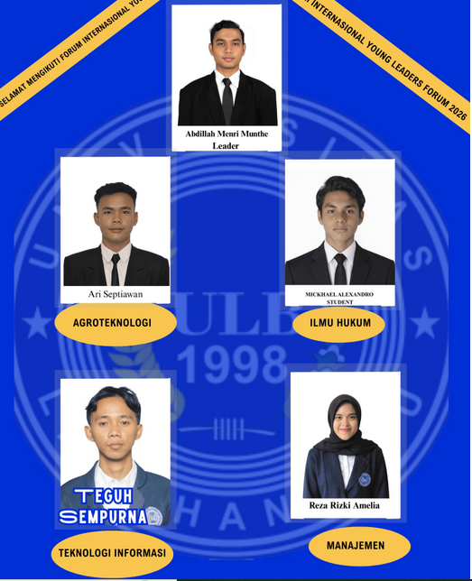 Mahasiswa Fakultas Hukum ULB Michkael Alexandro Mengikuti Event Young Leaders Forum (YLF) di Vietnam 2026.