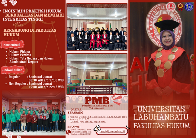 Penerimaan Mahasiswa Baru (PMB) Fakultas Hukum Universitas Labuhanbatu T.A 2026/2027