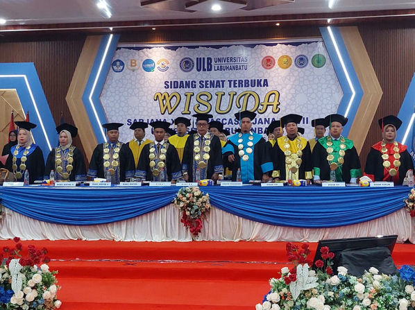 Universitas Labuhanbatu Gelar Wisuda 628 Wisudawan/ti, Sarjana Ke-XXIX dan Pascasarjana ke-VII T.A 2025/2026