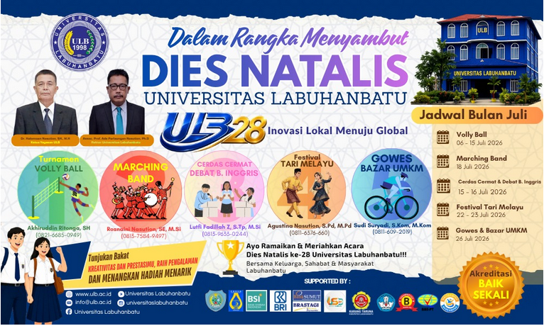 Universitas Labuhanbatu Gelar Even Olahraga, Seni dan Akademik Jelang Dies Natalis ke-28 Tahun 2026