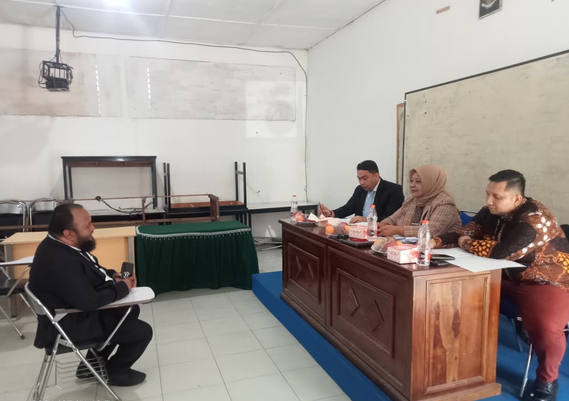 Fakultas Hukum ULB Laksanakan Ujian Komprehensif terhadap 10 (orang) Mahasiswa Fakultas Hukum ULB Tahun 2026