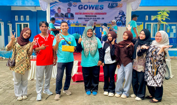 Dosen Fakultas Hukum dan BAAK Raih Dorprice Dalam Even Gowes Bareng Rektor Menyambut Dies Natalis ULB ke-28 dan Bazar UMKM 2026