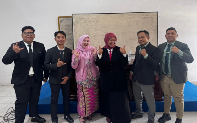 Sebanyak 3 (Tiga) Mahasiswa/i Fakultas Hukum ULB Mengikuti Sidang Mejau Hijau Skripsi Tahun 2026