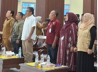 Dekan Fakultas Hukum Universitas Labuhanbatu Menghadiri Acara Pelepasan 932 Mahasiswa/i KKN Tahun 2026 ke 32 Desa di 4 Kabupaten
